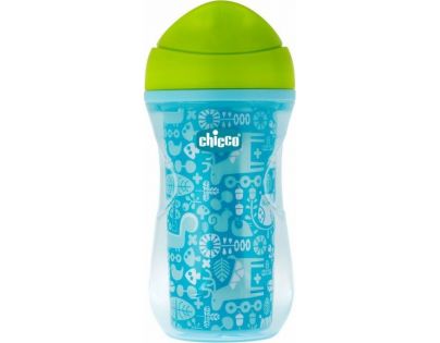 Chicco Hrneček Aktivní termo s hubičkou 266 ml 2v1 zelená