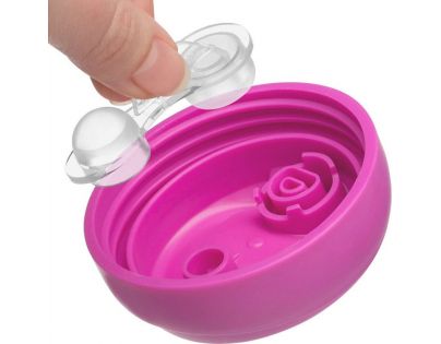 Chicco Hrneček Aktivní termo s hubičkou 266 ml fialový potisk