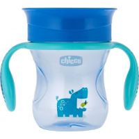 Chicco Hrnček Perfect 360 s držadlami 200 ml modrý 12 m+