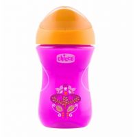 Chicco Hrneček Snadný s hubičkou 266 ml růžovooranžový Chicco Hrneček Snadný s hubičkou 266 ml růžovooranžový