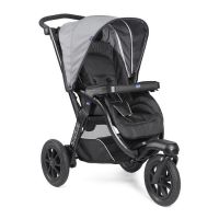 Chicco Kočárek Trio Activ3 s adapt. na uchycení vaničky v autě - DARK GREY 2