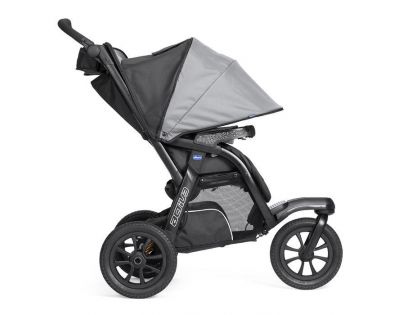Chicco Kočárek Trio Activ3 s adapt. na uchycení vaničky v autě - DARK GREY