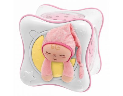 Chicco Projektor dúhová kocka ružová