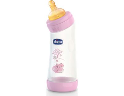 Chicco Fľaša Angled polyprop. 250ml kd  1d 0m + VEVERIČKA