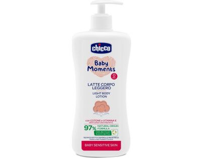 Chicco Mlieko jemné hydratačné telové s dávkovačom 500 ml