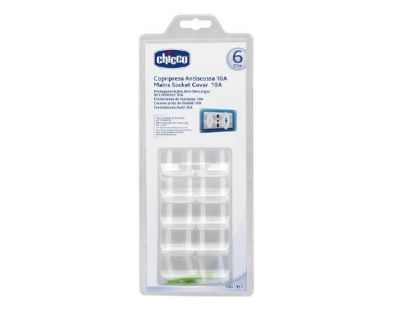 Chicco Bezpečnostná zábrana na elektrické zásuvky 10 ks