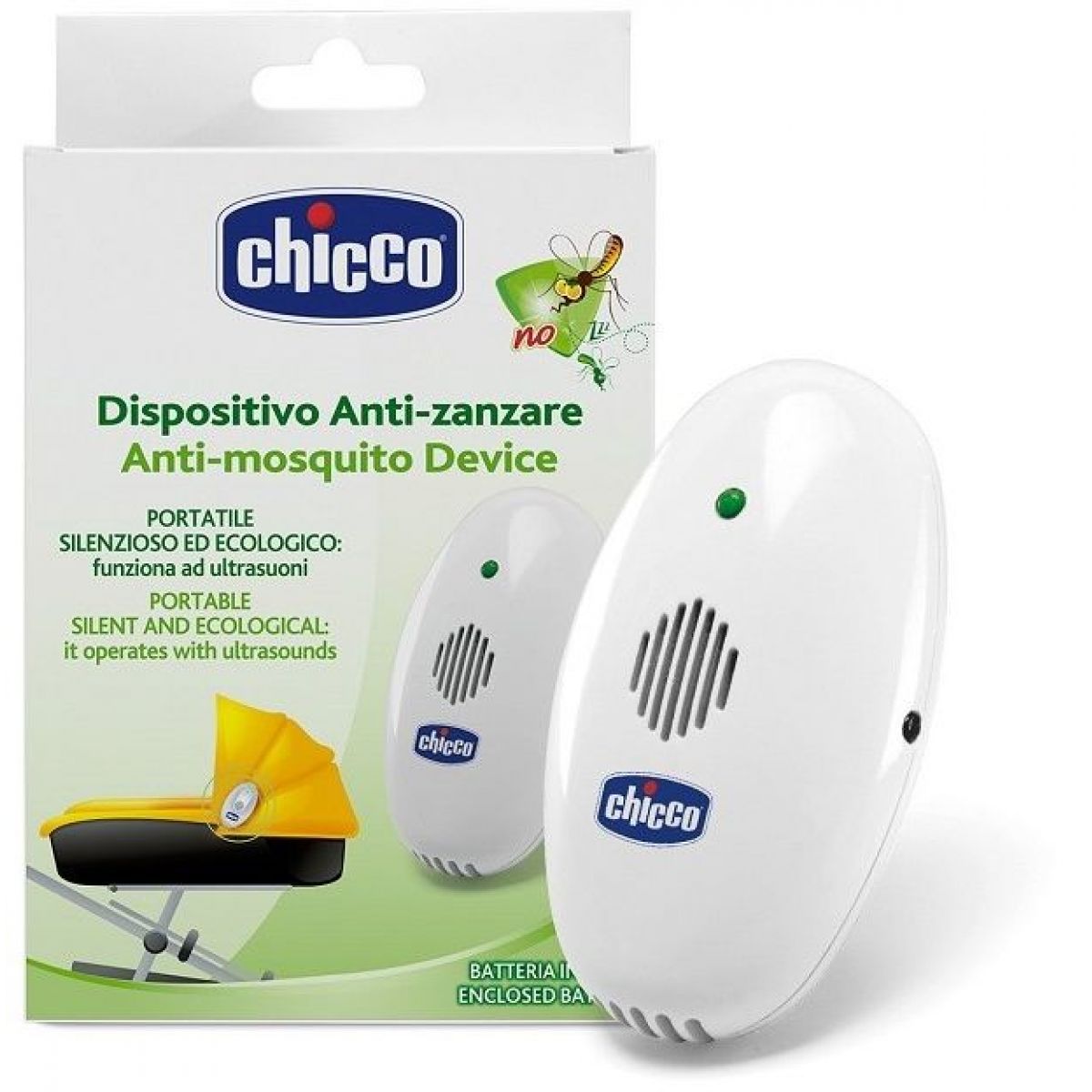 Chicco Zanza No Ultrazvukový odpudzovač komárov prenosný