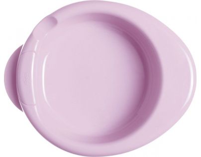 Chicco Set jedálenský - tanier, lyžička, pohár - ružový