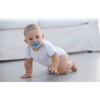 Chicco Šidítko Physio Soft celosilikónové, 0-6m+ barva modrá 3