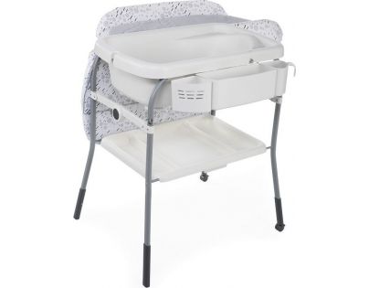 Chicco Stolík prebaľovací s vaničkou Cuddle & Bubble Dusty Green