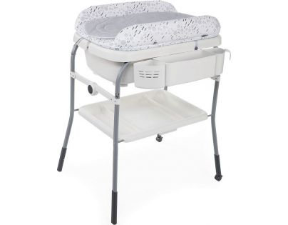 Chicco Stolík prebaľovací s vaničkou Cuddle & Bubble Dusty Green
