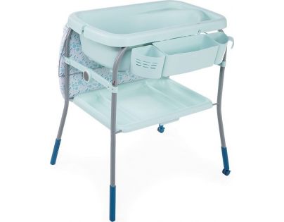 Chicco Stolík prebaľovací s vaničkou Cuddle & Bubble Dusty Green