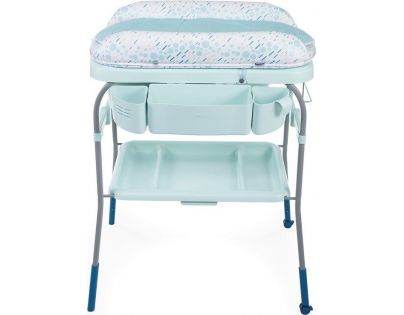 Chicco Stolík prebaľovací s vaničkou Cuddle & Bubble Dusty Green