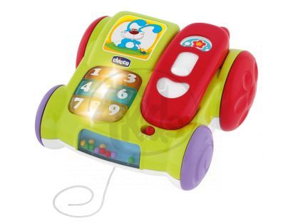CHICCO telefónek hudební na kolečkách