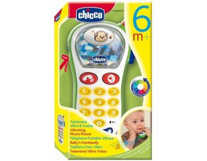 CHICCO Vibrujúci telefón s foťákom