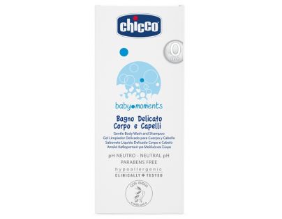 Chicco detský telový a vlastový šampón 200 ml