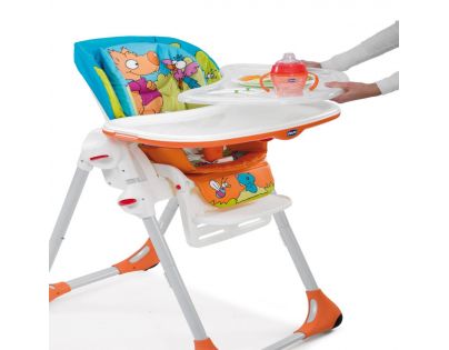 Chicco Židle Polly New 2v1 wood friends