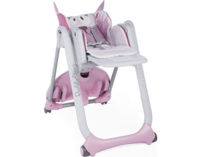 Chicco Stolička jedálenská Polly 2 Štart Miss Pink
