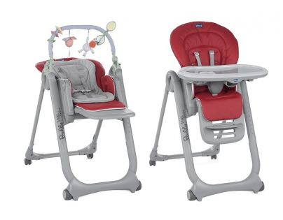 Chicco Židlička jídelní Polly Magic Relax - Red