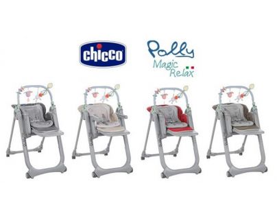 Chicco Židlička jídelní Polly Magic Relax - Red