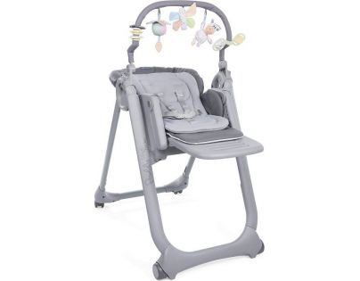 Chicco Stolička jedálenská Polly Magic Relax Graphite