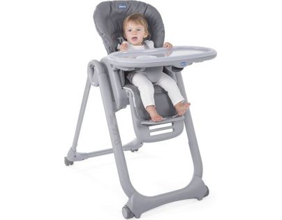 Chicco Stolička jedálenská Polly Magic Relax Graphite