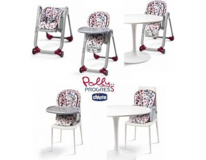 Chicco Stolička jedálenská Polly Progres5 Pois