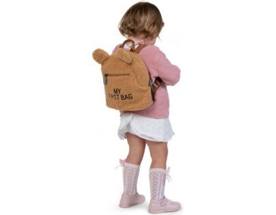 Childhome Detský batoh My First Bag Teddy Beige