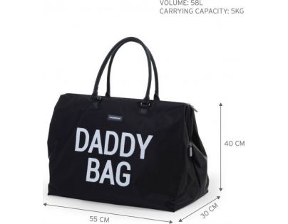Childhome Prebaľovacia taška Daddy Bag Big Black