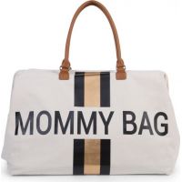 Childhome Prebaľovacia taška Mommy Bag Off White Black Gold