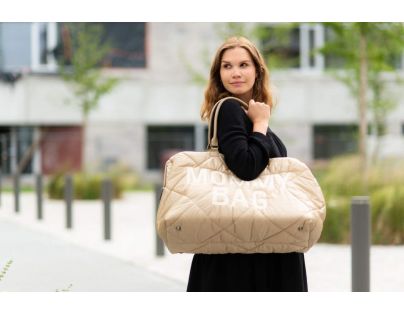 Childhome Prebaľovacia taška Mommy Bag Puffered Beige