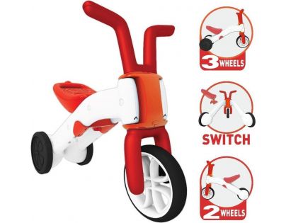 Alltoys Chillafish Odrážadlo Bunzi červené