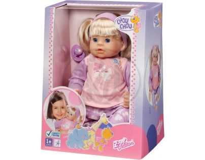 CHOU CHOU 903582 - Panenka CHOU CHOU s vlásky, 42 cm