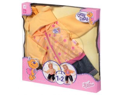 CHOU CHOU 900666 - Souprava oblečení na ven pro panenku CHOU CHOU - žirafa