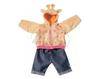 CHOU CHOU 900666 - Souprava oblečení na ven pro panenku CHOU CHOU - žirafa