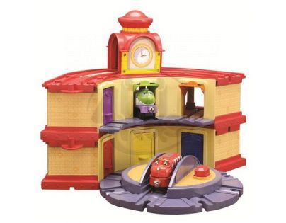 Chuggington 56803 - Dvojúrovňové depo s točnou