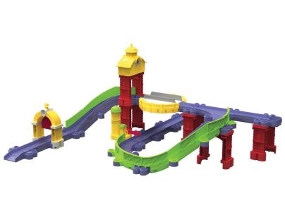 Chuggington kovové mašinky 54223 - Staré depo - set