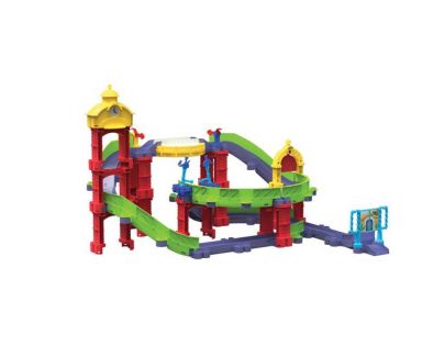 Chuggington kovové mašinky 54223 - Staré depo - set