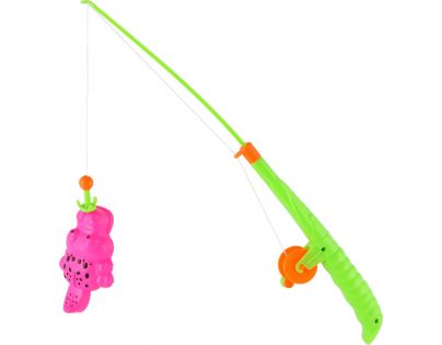 Teddies Chytanie rybičiek magnetická hra zelený prut