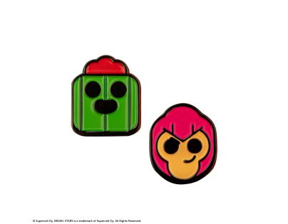 Cinereplicas Brawl Stars set pinov (Colt & Spike)