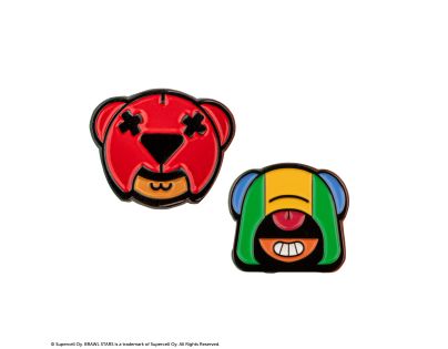 Cinereplicas Brawl Stars set pinov (Nita & Leon)