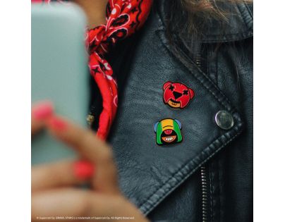 Cinereplicas Brawl Stars set pinov (Nita & Leon)