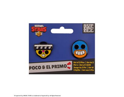 Cinereplicas Brawl Stars set pinov (Poco & El Primo)