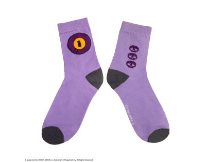 Cinereplicas Brawl Stars set ponožiek (8-Bit, Rico & Mortis)