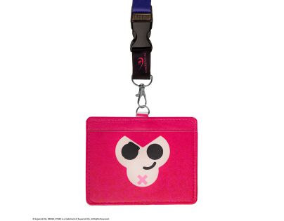 Cinereplicas Brawl Stars šnúrka na krk s puzdrom na kartu Colt