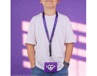 Cinereplicas Brawl Stars šnúrka na krk s puzdrom na kartu Mortis