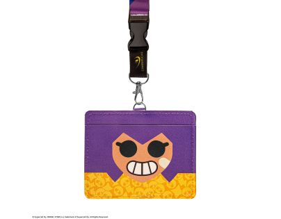 Cinereplicas Brawl Stars šnúrka na krk s puzdrom na kartu Shelly