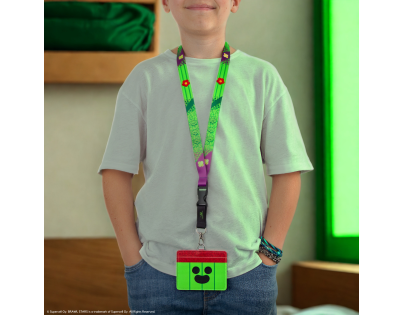 Cinereplicas Brawl Stars šnúrka na krk s puzdrom na kartu Spike