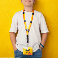 Cinereplicas Brawl Stars šnúrka na krk s puzdrom na kartu Starr Drop 3