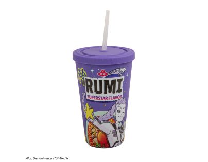 Cinereplicas K-pop Demon Hunters hrnček so slamkou Rumi Superstar Flavour